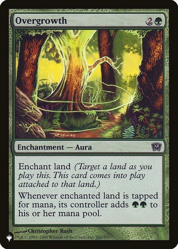 Overgrowth mana ramp - (ex/nm),