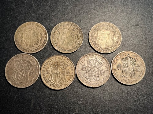 Great britain half crowns - great, uk