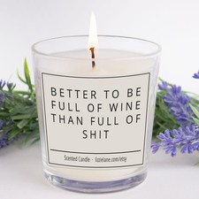 Funny Scented Candle, Wine