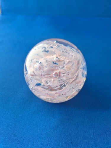 Alum bay glass paperweight - glass,