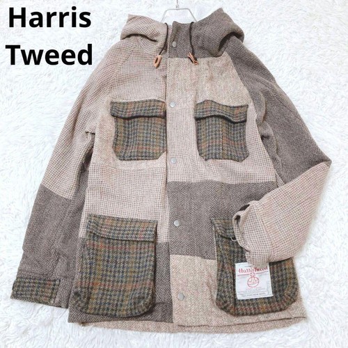 Harris tweed patchwork - patchwork, hooded