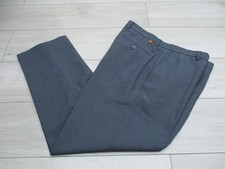 Farah Trousers Men's W38 L31 Grey Classic Fit Teflon Fabric Smart Dress Pants