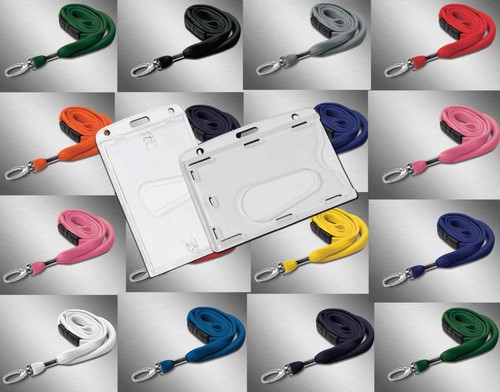 Neck strap lanyard metal - id,
