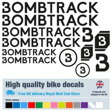 Bombtrack new bike decals