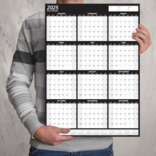 2025 2026 2027 Wall Planner Calender Holiday Calendar Portrait Year Chart Staff