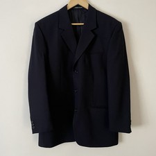 Pierre Balmain Blazer Jacket Men’s Size 40M 100% Wool Black Smart Evening