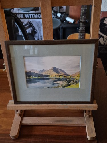Framed vintage print grasmere - framed,
