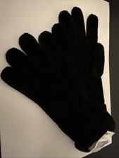 Ralph Lauren Black Chenille Women’s Gloves One Size