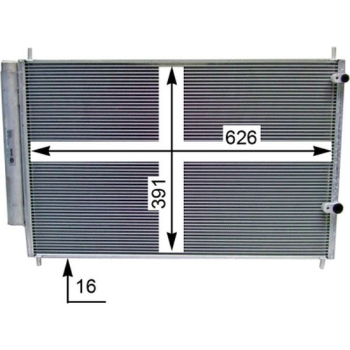 Mahle condenser for toyota - condenser,
