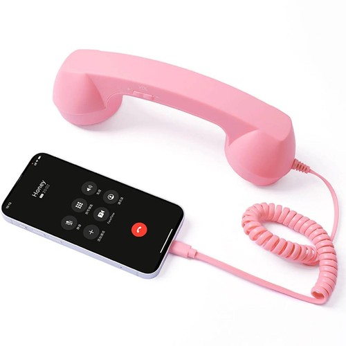 Retro telephone handset - telephone,