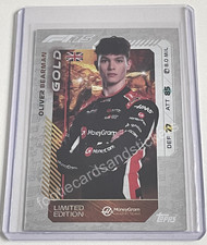 Oliver Bearman GOLD LIMITED EDITION Turbo Attax F1 2025 Topps ??