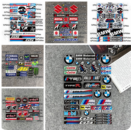 Motorcycle reflective stickers - motorcycle,