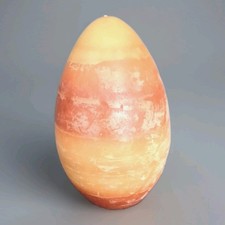 Rustic Ombre Egg Candle – Soy Beeswax Blend – Fruit Floral Scent – Home Décor