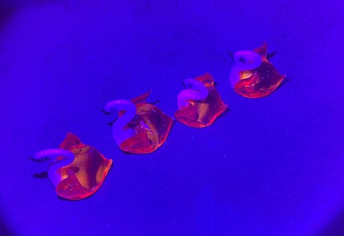 Vintage murano style swan set - murano,