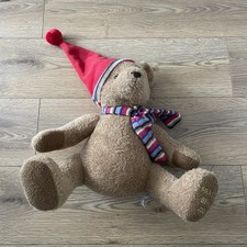 Fraser Bear 2005 14" Tan Scarf And Hat