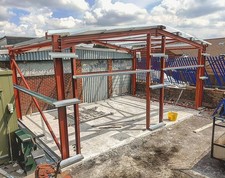 PORTAL STEEL FRAME. 18M X 12M