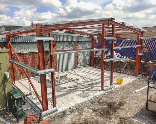 Portal steel frame 18m 12m - frame.,