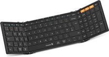 ProtoArc XK01 Foldable Bluetooth Keyboard Portable Wireless Folding UK - Black