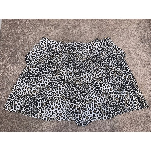 Zara leopard print ruffle - zara,