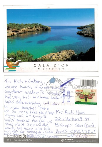 Postcard cala or - postcard,