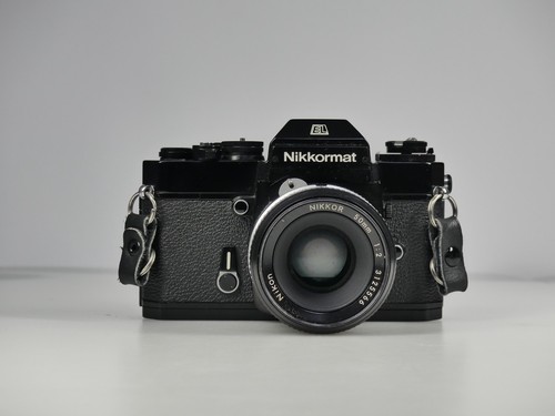 Black nikon nikkormat 35mm - nikkormat, el