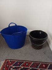 Joblot of Three Plastic Tradesman Buckets. Good Condition. Collection Only.