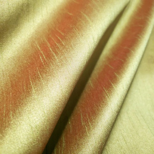 Premium faux silk dupioni lime - faux,