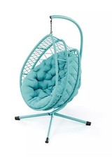 GARDEN STORIES SORBET COLLECTION OSLO COLLAPSING HANGING EGG CHAIR