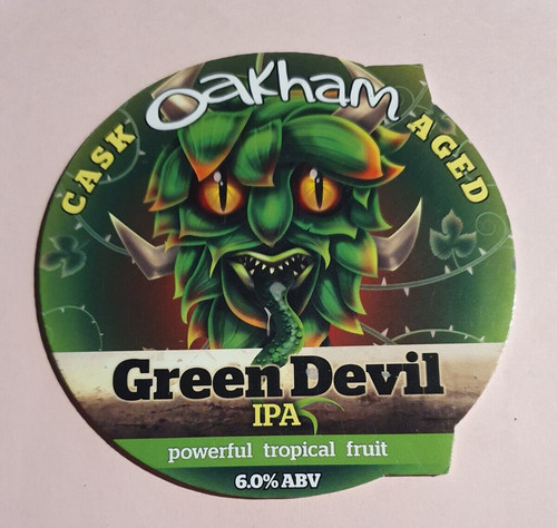 Oakham brewery green devil - oakham,