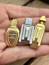 3 Lot Givenchy Perfumes Vintage Bundle Brooch Pin's Amarige Xeryus Ysatis Lot