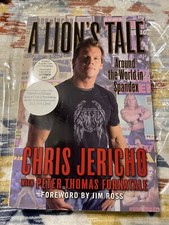 Chris Jericho SIGNED "A Lion's Tale" Book, First Edition Hardcover, Dust Jacket