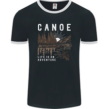 Canoe Adventure Canoeing Kayak Kayaking Mens Ringer T-Shirt FotL
