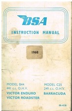 BSA B44 VICTOR ENDURO/ROADSTER