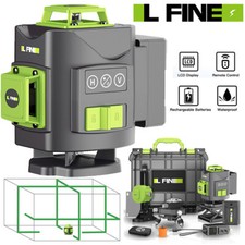 Rotary 16 Lines Self Leveling Laser Level 4D Green Beam Automatic Measuring Tool