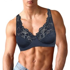 Sissy Transgender Men Bra Lace