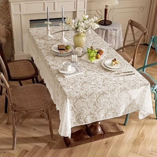 Rectangular florals embroidery - rectangular,