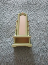 Dolls house long  green mirror