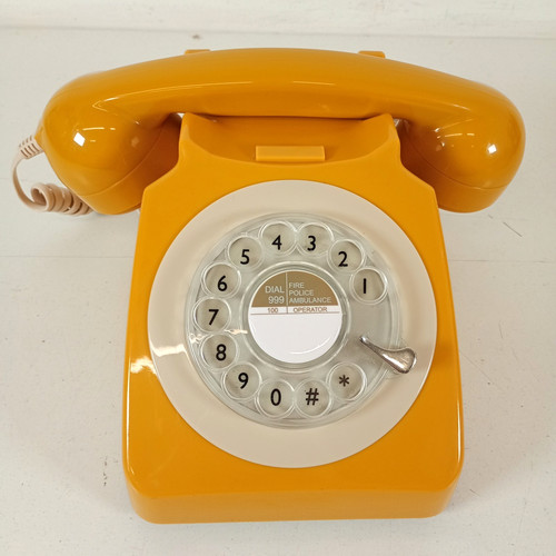 Mustard yellow rotary - mustard,