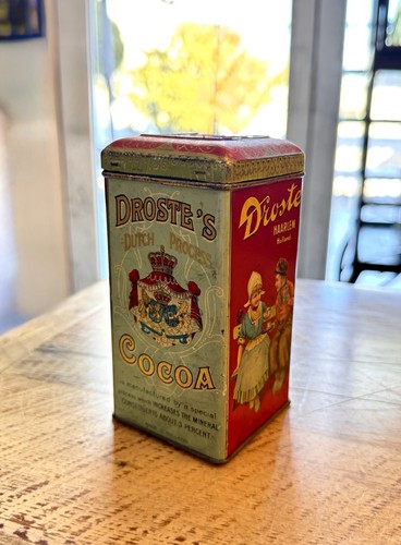 Vintage antique droste - vintage, cocoa