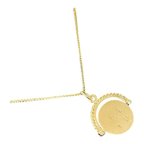 9ct yellow gold - i, you