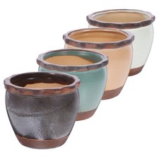  4 Pcs Tiny Terracotta Pots