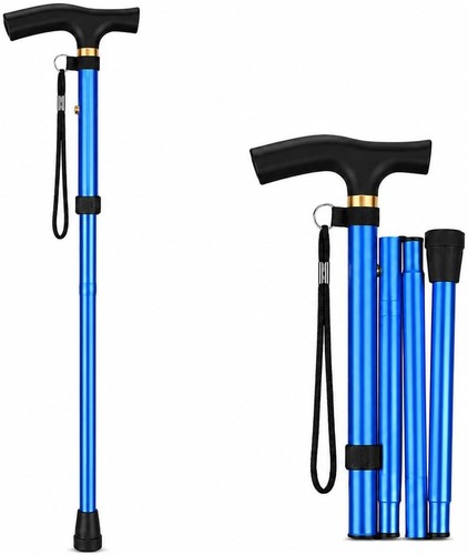 Walking stick cane folding - cane, and