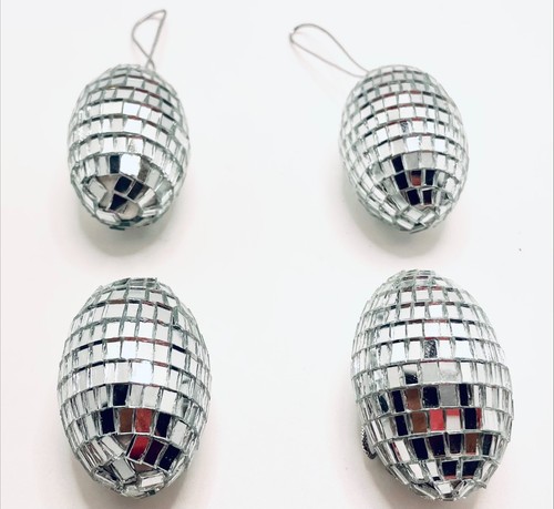 Glass mirror egg - egg, christmas