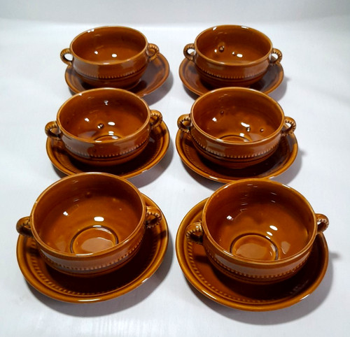 Vintage prinknash soup bowls - vintage,