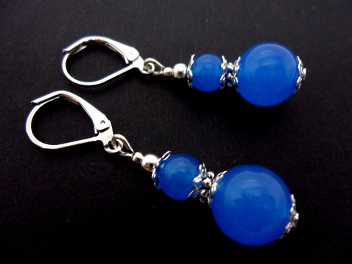 Pair blue jade - ,