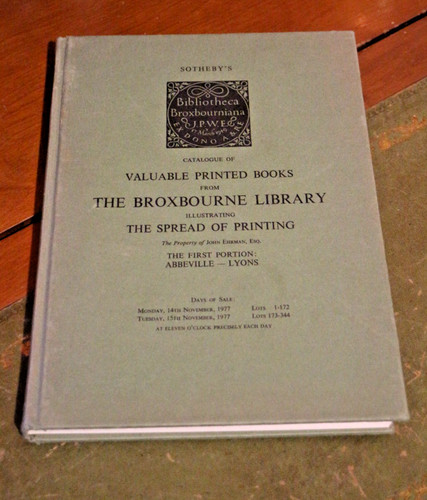 Sotheby catalogue valuable - sotheby, of