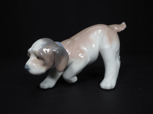 Lladro porcelain dog - porcelain, figurine