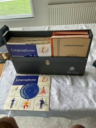 Vintage linguaphone cours - linguaphone, de