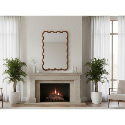 Wavy mirror rectangle - wavy,