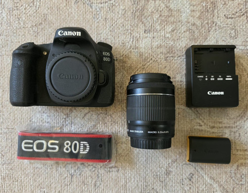 Canon eos 80d dslr - 80d, +